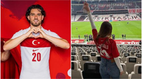 Cine este soția lui Ferdi Kadıoğlu, cel care a marcat în Turcia – România. Tatăl vedetei nu este străin de lumea sportului