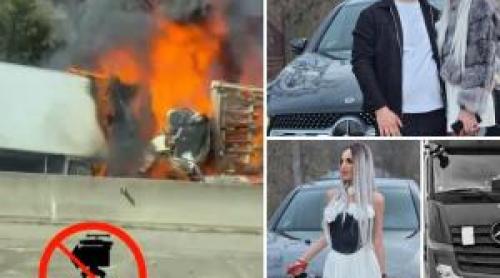 Cine sunt românii morţi în accidentul de TIR din Spania. Ionuţ şi Mădălina au rămas captivi în camion