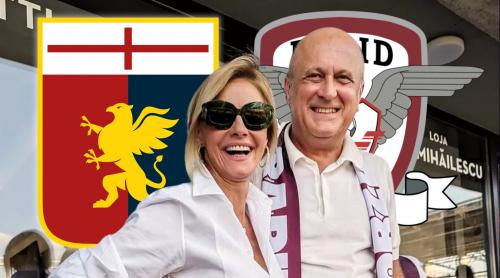 Diana Şucu nu a ştiut când soţul ei a intrat în fotbal: “A venit să îmi spună că va lua acţiuni la Rapid! Când am auzit de Genoa, îmi spuneam că nu e adevărat”