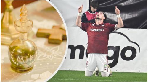 El este unul dintre cei mai credincioși jucători din România. Ce face de fiecare dată când iese din casă