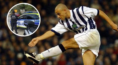 Fostul star din Premier League, în cătușe după ce polițiștii au descoperit că făcea trafic de droguri