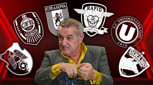 Gigi Becali a numit cele 3 echipe care se bat pentru titlu în SuperLiga: pe cine a exclus: „Slabă! Nu are jucători valoroși”