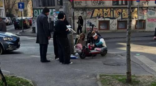 Ilan Laufer, lovit de mașină în București alături de gemenii săi de 5 ani, în timp ce se aflau pe trotinetă