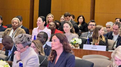 Imagini în premieră cu Mirabela Grădinaru la Washington, la summit ul Melaniei Trump