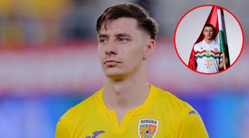 Internaționalul român aflat pe lista lui Mircea Lucescu a pozat cu steagul Ungariei! De la ce a pornit gestul său