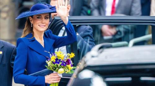 Kate Middleton și Prințul William au participat la slujba anuală de Ziua Commonwealth ului. Prințesa de Wales a impresionat cu o ținută elegantă
