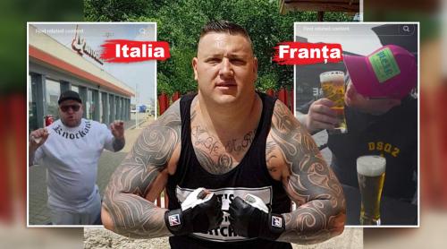 Luptător MMA din România, condamnat la 20 de ani pentru viol și trafic de droguri, face live uri pe TikTok din Italia