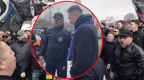 Mirel Rădoi, primit ca un erou de Peluza Nord! Spectacol total la primul antrenament la revenirea la FCSB. Video