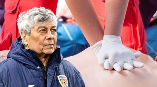 Scene teribile cu leșinul lui Mircea Lucescu! Cine i a salvat viaţa selecţionerului: i au făcut respirație gură la gură și masaj cardiac de față cu toți jucătorii! Exclusiv