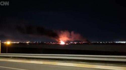 VIDEO Americanii au fost atacați în Irak de miliții pro iraniene. Baza militară din Ebril a fost lovită de drone și au fost filmate explozii