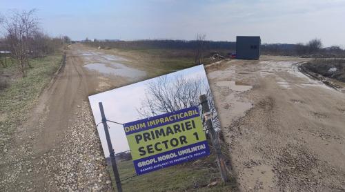 Video. Ruşinea din cel mai bogat sector al Capitalei. Zeci de familii lăsate în noroi, în timp ce primăria lui George Tuţă cheltuie milioane de euro pe coşuri de gunoi