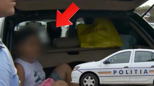 Ce explicație au primit polițiștii de la un tată prins beat la volan, care își purta copiii în portbagaj: „Nu e sigur indiferent de situație”