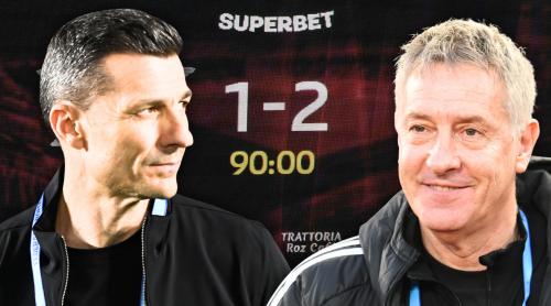 Costel Gâlcă, scos la tablă după Rapid – U Cluj 1 2: „Bergodi i a dat subiectele la pauză! Nu ai cum să pierzi meciul!”