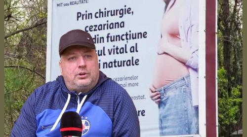 Crainicul FCSB, în mijlocul unui scandal uriaș! Ce legătură are Florin Ghencea cu panourile anti cezariană din București