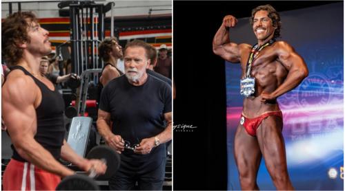 Cum arată fiul lui Arnold Schwarzenegger. A dat lovitura la primul concurs la care a participat
