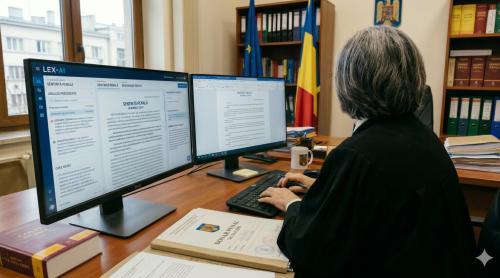 Judecătoare de la Tribunalul București bănuită că a folosit inteligența artificială în motivarea unei hotărâri. Cuvintele „manipulativă”, „stipula”, cenzurate pentru că au conținut obscen