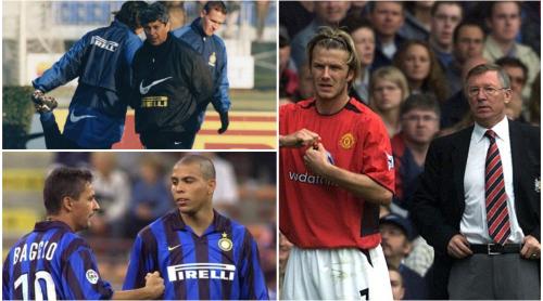 Mircea Lucescu vs. Sir Alex Ferguson! Aproape trei decenii de la un Inter – Manchester United cu Ronaldo, Beckham, Baggio și Giggs pe teren