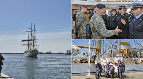 Nava școală Mircea a plecat într un marș internațional de cinci luni. Are programate escale în 15 porturi