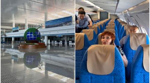 Nu e aproape nimeni în avion. Rușii nu vor să viziteze Coreea de Nord, cursele subvenționate de la Moscova spre Phenian sunt goale