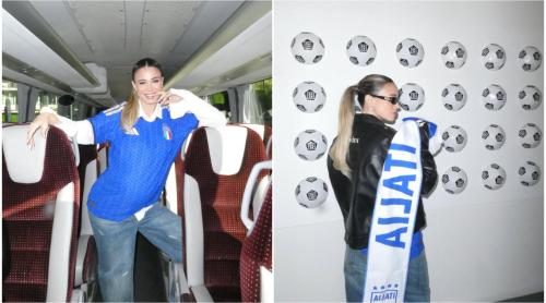 Pe cine susține cea mai frumoasă prezentatoare din Italia la Mondial. Diletta Leotta merge pe mâna unei adversare a României