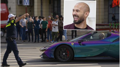 Schema prin care Andrew Tate a rămas cu permisul de conducere după ce a fost prins cu 196 km/h. Cazul ajunge la CCR: mii de șoferi afectați