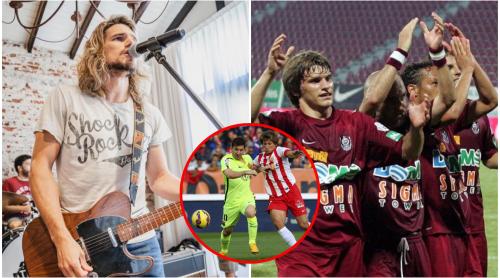 Transformare incredibilă a fotbalistului care a luat două titluri cu CFR Cluj. E vedetă rock și i a făcut imn lui Messi