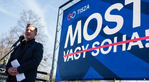 Ultimul sondaj înainte de alegerile din Ungaria: partidul lui Péter Magyar zdrobește partidul lui Viktor Orbán cu 13 procente