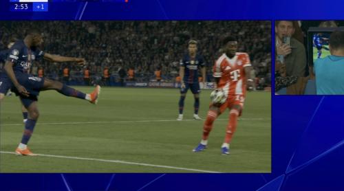 Verdictul specialistului după faza controversată de arbitraj de la PSG – Bayern! Trebuia sau nu acordat penalty la hențul lui Davies?