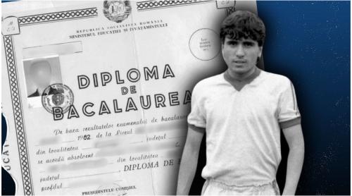 Câte meciuri a jucat Hagi în anul în care și a dat Bacalaureatul. A marcat de 28 de ori pentru 3 echipe diferite