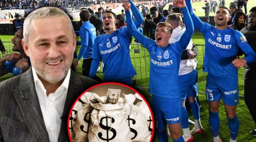 Câți bani ia, de fapt, Universitatea Craiova după ce a devenit campioană în Superliga. Suma care intră în conturile oltenilor