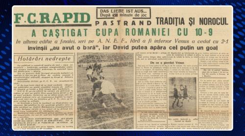 Caz unic în lume: finala Cupei României a durat 194 de zile!