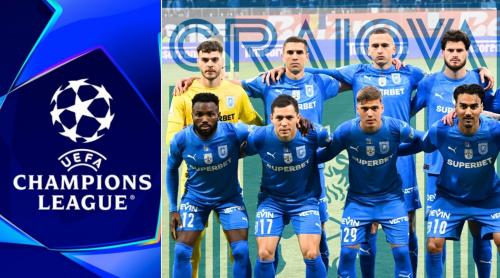 Ce adversari ar putea avea Craiova în UEFA Champions League. Traseu înfiorător pentru olteni