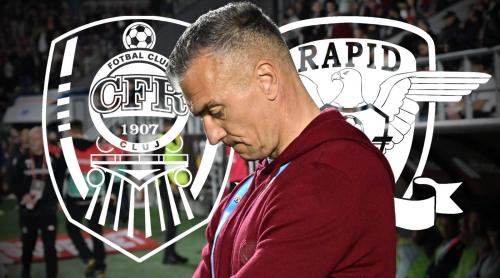 CFR Cluj joacă tare! Cum îi blochează lui Daniel Pancu trecerea la Rapid