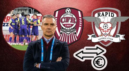 CFR Cluj se mută în Giulești după plecarea lui Pancu! Cei 4 jucători pe care îi vrea la Rapid!