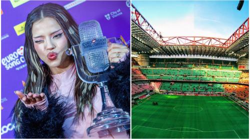 Cu ce echipă de fotbal ține Dara, câștigătoarea Eurovision 2026. Cântăreața, în tricoul ”coșmarului” lui Cristi Chivu