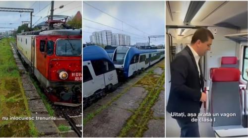 „Culmea absurdului la CFR”. Radu Miruță a descoperit 21 de trenuri noi abandonate în Gara Obor: „În tot acest timp, călătorii îndură”