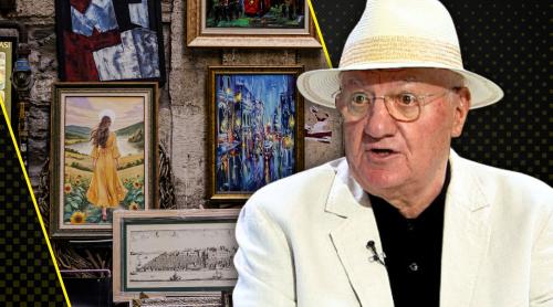Cum a ajuns Mitică Dragomir să aibă expoziții de pictură: “Am vândut tablouri de zeci de mii dolari! Mi am luat si țepe”