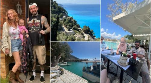 Doi soți au lăsat viața de oraș și s au mutat într un sat de pe insula grecească Lefkada: „Cheltuim mai puțin și trăim mult mai bine”