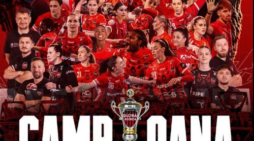 Gloria Bistrița a detronat o pe CSM București și a câștigat în premieră titlul de campioană. România, trei echipe în viitorul sezon din Champions League?! Update