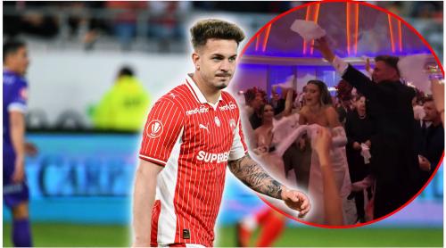 În timp ce Dinamo era bătută de FCSB în baraj, Alex Pop dansa pe mese, deşi era trecut pe foaia de joc: „Asta i nuntă împărătească!”. Video