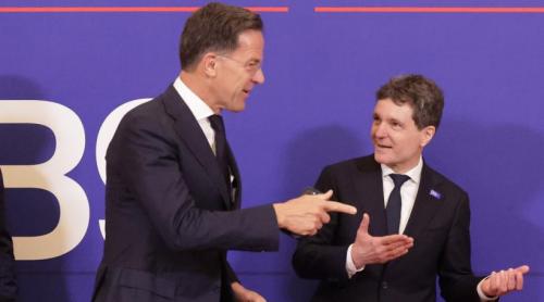Mark Rutte nu a vrut foie gras și mousse de piersică la Summitul B9 și a cerut un alt meniu. Ce au mâncat la prânz participanții