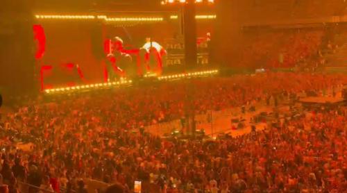 Momente de panică la concertul lui Max Korzh de pe Arena Națională: Recuzita artistului a luat foc
