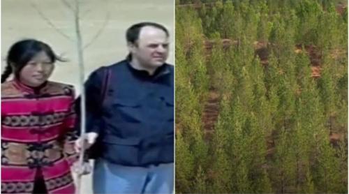 O femeie din China a primit o donație de 5.000 $ de la un american, ca să planteze un copac în deșert. Acum l a invitat să vadă pădurea