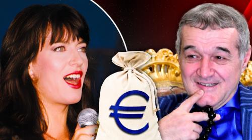 Piesa Laurei Stoica ce l a făcut pe Gigi Becali să arunce totul de pe el: „I am dat 20.000 de dolari, lanțul de la gât, cravata și sacoul de pe mine”