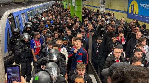 Scene ireale la Munchen. Ce s a întâmplat, de fapt, înaintea semifinalei Bayern – PSG. 1000 de oameni au avut de suferit