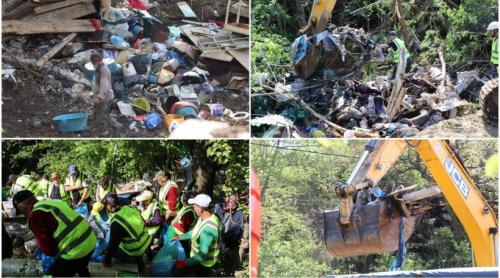 Un bărbat din Bacău a adunat gunoi 40 de ani. Acum, primăria îi face curat cu ordin judecătoresc: a scos deja 20 de TIR uri de deșeuri