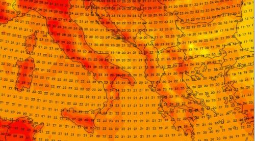 Un dom de căldură se formează deasupra Europei. Temperaturile cresc la nivel record, vor fi cu 16 grade mai mult peste normalul lui mai