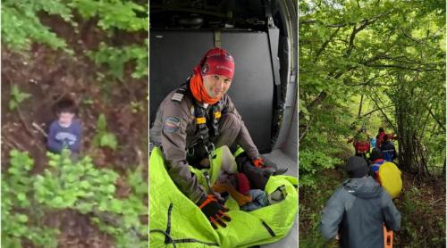 „Vreau la mami” și o bucată de ciocolată: Povestea salvării lui Alexandru, băiețelul care a supraviețuit două nopți singur în pădure