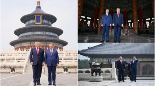 Xi Jinping l a dus pe Donald Trump să vadă templul preferat al lui Henry Kissinger. „Un loc măreţ. Incredibil. China este frumoasă”