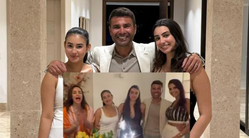 Adrian Mutu, „prins la mijloc” între fosta și actuala soție. Surpriza pusă la cale de „Briliant”. Video